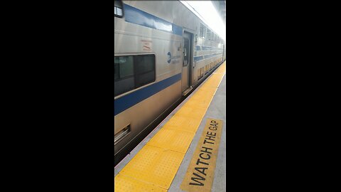 On board MTA LIRR double decker train