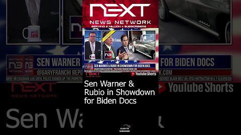 Sen Warner & Rubio in Showdown for Biden Docs #shorts