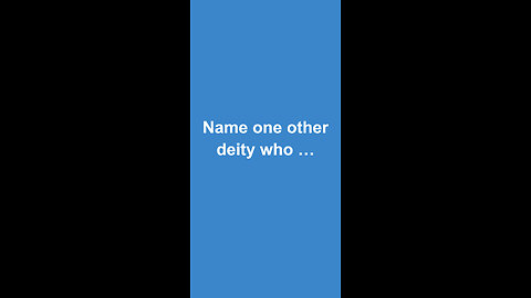 Name One Other Deity | Part 3