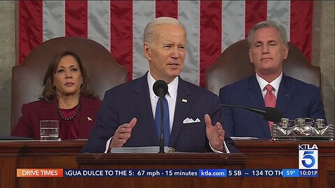 Biden gives first State of the Union address to divided government