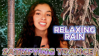 SUPER RELAXING | Rain ASMR | Binaural Sound Therapy | Jungle Vibes | Tingles for sleep