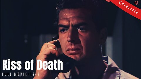 Kiss of Death - 1947 | film noir | Colorized Movie | Victor Mature, Brian Donlevy, and Coleen Gray