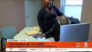 Bengals fan heads to Kansas City after traveling to Buffalo