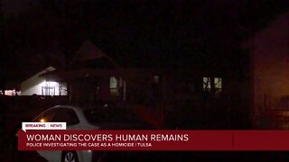 Tulsa woman looking for cat finds human remains