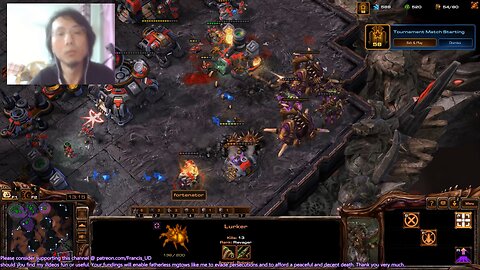 starcraft2 zerg v terran and protoss on dragon scale le one win one defeat using nydus worms..