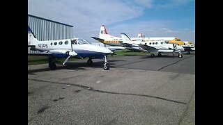 Cessna 206 / Drumheller to Red deer via the Red Deer river valley.