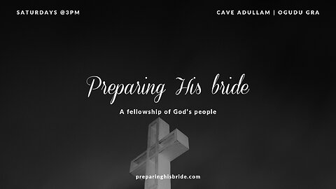 PHB | Jun 1, 2024 | Preparing His bride