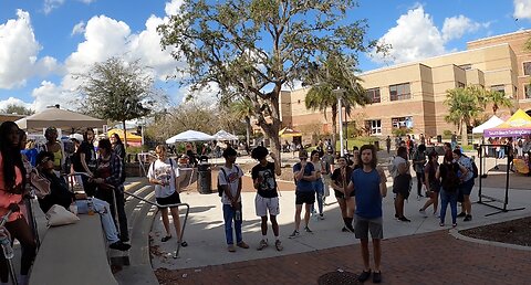 University of Central Florida: Speaking w/ The Humble, The Curious, Holy Spirit Uses a Catholic Hypocrite To Draw A Crowd (Wednesday's Preaching)
