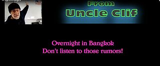 Overnight in Bangkok Don't listen to those rumors!