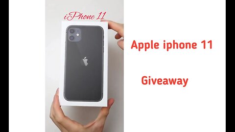 Apple iphone - Apple iPhone 11 giveaway