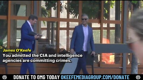 James O'Keefe confronts CIA Program Mgr about the CIA withheld intel from PDJT