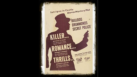 Bulldog Drummond's Secret Police 1939 | Classic Mystery Drama | Vintage Full Movies