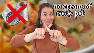 6 BEST CROCK POT Recipes WITHOUT "Cream of" soups | EASIEST recipes without canned soup