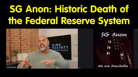 SG Anon HUGE - Historic Death Of The Federal Reserve System - 5/6/24..