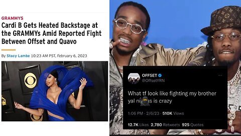 🤦🏾‍♂️ ET Says They Have FOOTAGE Cardi B Broke Up FIGHT Between OffSet&Quavo