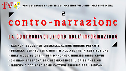 CONTRO-NARRAZIONE NR. 2. Martino Mora, Massimo Viglione.