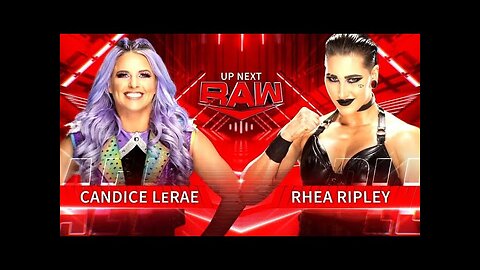 WWE RAW Candice LeRae VS Rhea Ripley | Kai Wrestling Broadcast