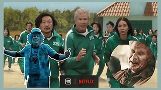 Will Ferrell in Squid Game and Stranger Things (SCENES) - GM EV Superbowl Commercial (READTION)