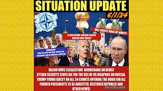 SITUATION UPDATE 6/1/24 - Russia Strikes Nato Meeting, Palestine Protests, Gcr/Judy Byington Update