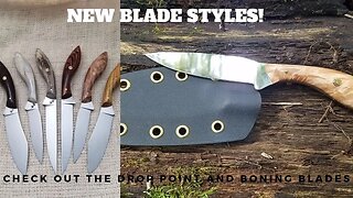 New MeatTrapper Blades Available - Drop Point and Boning Blades!