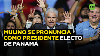 José Raúl Mulino se pronuncia tras ganar las presidenciales en Panamá