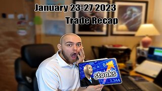 $130+ a week SIDE HSUTLE! | Day trading recap 1/23/23 - 1/27/23