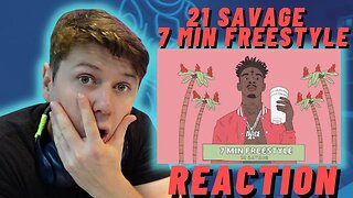 21 Savage - 7 Min Freestyle - IRISH REACTION