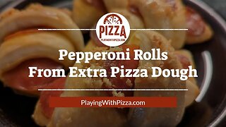 Easy Pepperoni Rolls Using Leftover Pizza Dough