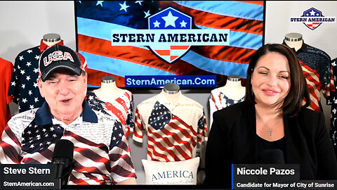 The Stern American Show - Steve Stern with Niccole Pazos, Candidate for Mayor of the City of Sunrise