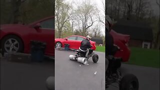 Drift Quad Tin Foil Tires #fail #shorts