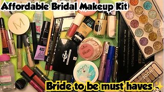 AFFORDABLE* Bridal Makeup Kit | Bride to be must haves | Mehsim Creations