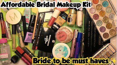 AFFORDABLE* Bridal Makeup Kit | Bride to be must haves | Mehsim Creations