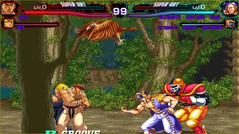 Mugen: Ryu/Ken vs Captain Kidd/J. Maximum