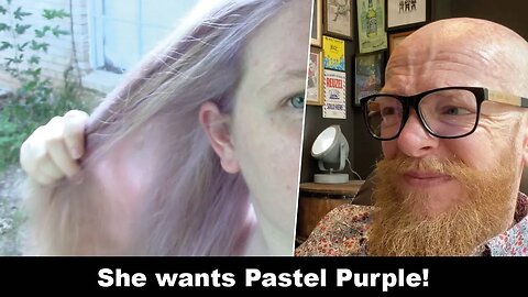 She wants pastel Purple !!! Hairdresser reacts to hair fails