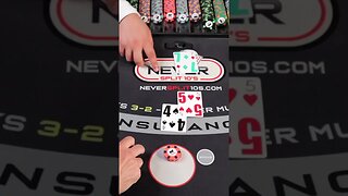 $90,000 Blackjack in under 1 minute - Crazy Blackjack Strategy #Shorts