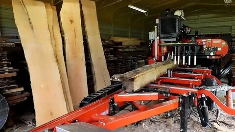 Inside The Inner-Workings Of A High Production Wood-Mizer Sawmill