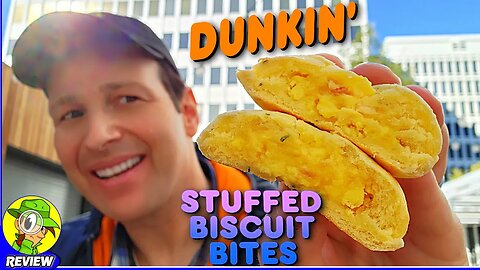 Dunkin'® STUFFED BISCUIT BITES Review 🍩🍳🥓 ⎮ Peep THIS Out! 🕵️‍♂️