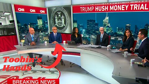 Jeffrey Toobin's Hands Disappear When Pecker Touched Upon