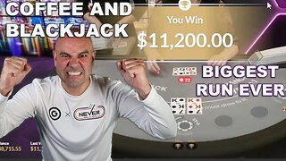 Feb 1 - INSANE RUN $30,000 Coffee and Blackjack -