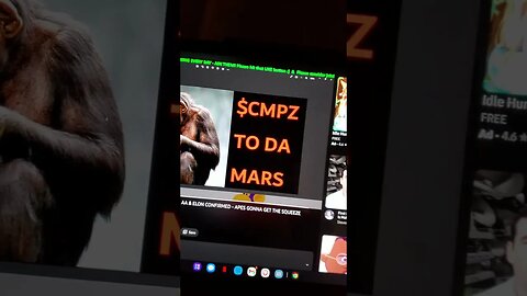 AMC / APE SPINOFF CONFIRMED ‐ CMPZ CHIMPS STRAIGHT TO MARS FORGET THE MOON, ELON HOOKUP CONFIRMED