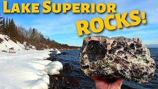 First Rockhounding Adventure of 2021 | Lake Superior Beach Hunt