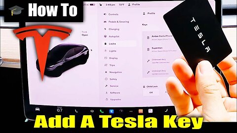 🎓 How To Add A Tesla Key Card | Tesla Model 3 & Y Tutorial