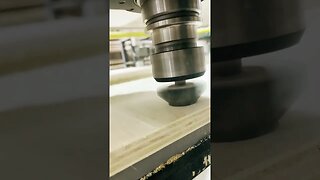 Machining cabinet parts with a V bit