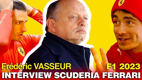 F1 2023 - Frédéric Vasseur FIRST INTERVIEW Scuderia FERRARI Team Principal