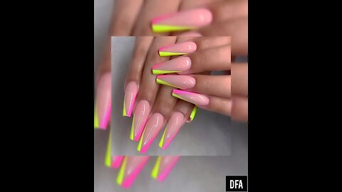 NAILS NEON #nails #neonnails #unhas #unhasdecoradas