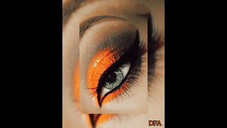 MAKEUP COR LARANJA #makeup #style #makeuplook #maquiagem #colormakeup #orangemakeup