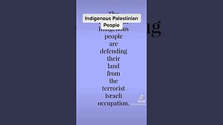 Indigenous Palestinians Under Illegal Israeli Occupation #freepalestine