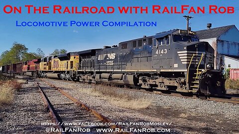 RailFan Robs' Railway Power Compilation from Northeastern Pa. Oct. 2022 - See Description #trains