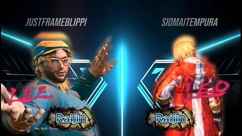 Tekken 8 Ranked - Road to Kishin - JustFrameBlippi (Lee - Raijin) vs SiomaiTempura (Leo - Raijin)
