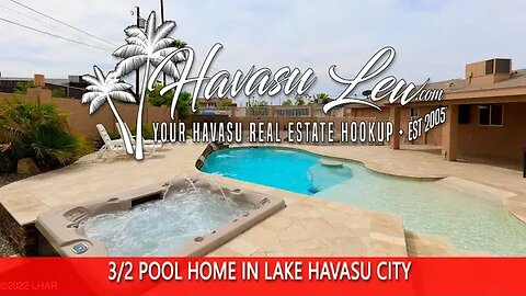 Lake Havasu Pool Home 3373 Cherokee Ln MLS 1022416